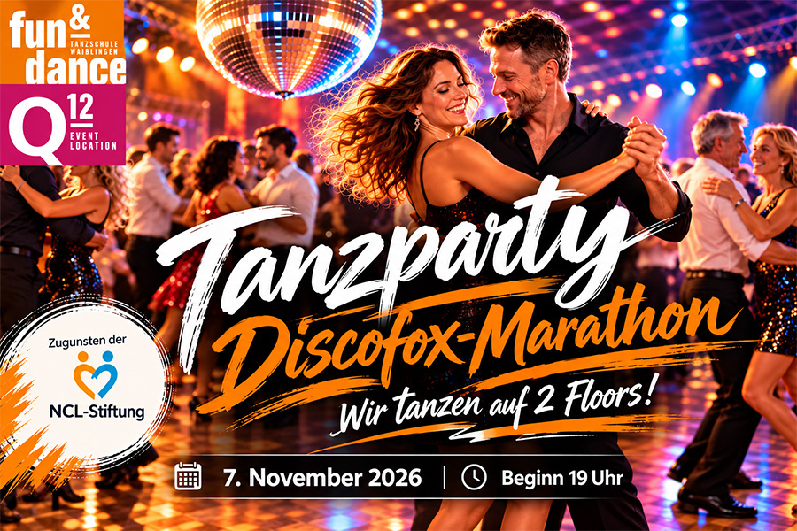 Discofox Marathon
© KI-generiert Discofox Marathon